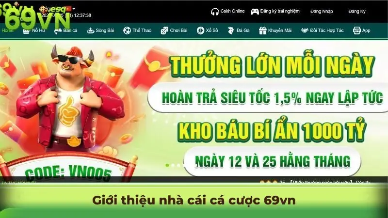 Giới thiệu nhà cái cá cược 69vn